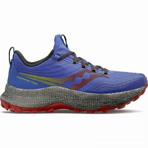 Saucony Endorphin Trail Erkek Koşu Ayakkabısı Mavi Kahverengi | 0235148-FS