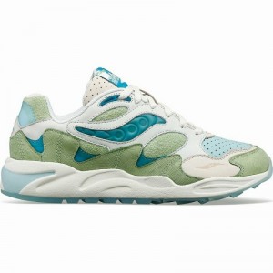 Saucony Marsh Grid Shadow 2 Kadın Spor Ayakkabı Yeşil Kahverengi | 4015876-TA