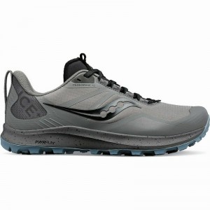 Saucony Peregrine ICE+ 3 Kadın Koşu Ayakkabısı Gri Siyah | 0497132-XJ