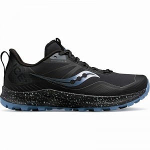 Saucony Peregrine ICE+ 3 Kadın Koşu Ayakkabısı Siyah | 4816790-XP