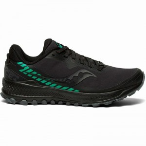 Saucony Peregrine ICE+ Kadın Koşu Ayakkabısı Siyah | 8392156-EK