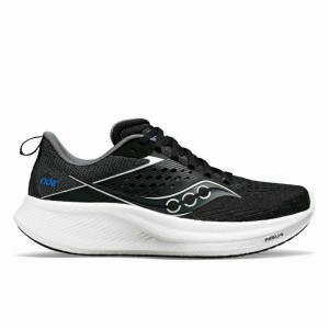 Saucony Ride 17 Wide Kadın Koşu Ayakkabısı Siyah Beyaz | 6390517-WJ