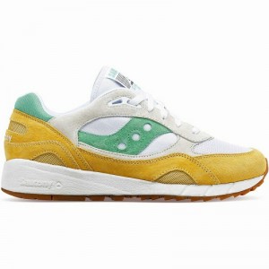 Saucony Shadow 6000 Kadın Spor Ayakkabı Beyaz Sarı Yeşil | 7260193-NL