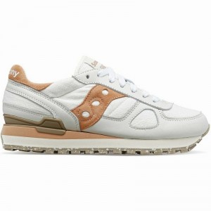 Saucony Shadow Original Kadın Spor Ayakkabı Beyaz Kahverengi | 0186325-KS