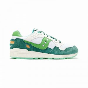 Saucony Shamrock Shadow 5000 Kadın Spor Ayakkabı Beyaz Yeşil | 8621574-EW
