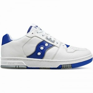 Saucony Spot-Bilt™ Sonic Low Kadın Spor Ayakkabı Beyaz Kraliyet Mavisi | 6024951-VY