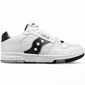 Saucony Spot-Bilt™ Sonic Low Kadın Spor Ayakkabı Beyaz Siyah | 8137650-DN