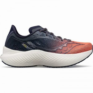 Saucony VIZIPRO Endorphin Pro 3 Kadın Koşu Ayakkabısı Turuncu Lacivert | 4012397-UJ