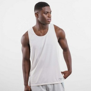 Saucony X cycora® Singlet Erkek Atlet Kahverengi | 5348027-CY